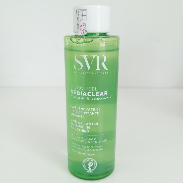 Nước Hoa Hồng Dành Cho Da Dầu Mụn SVR Sebiaclear Micro Peel 150ml