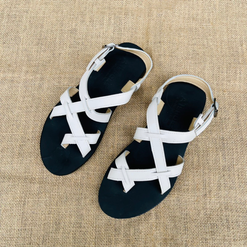 Sandal nam, dép quai ngang, dép nam da bò, không thấm nước, êm chân thoải mái  Atshoes XDxn201