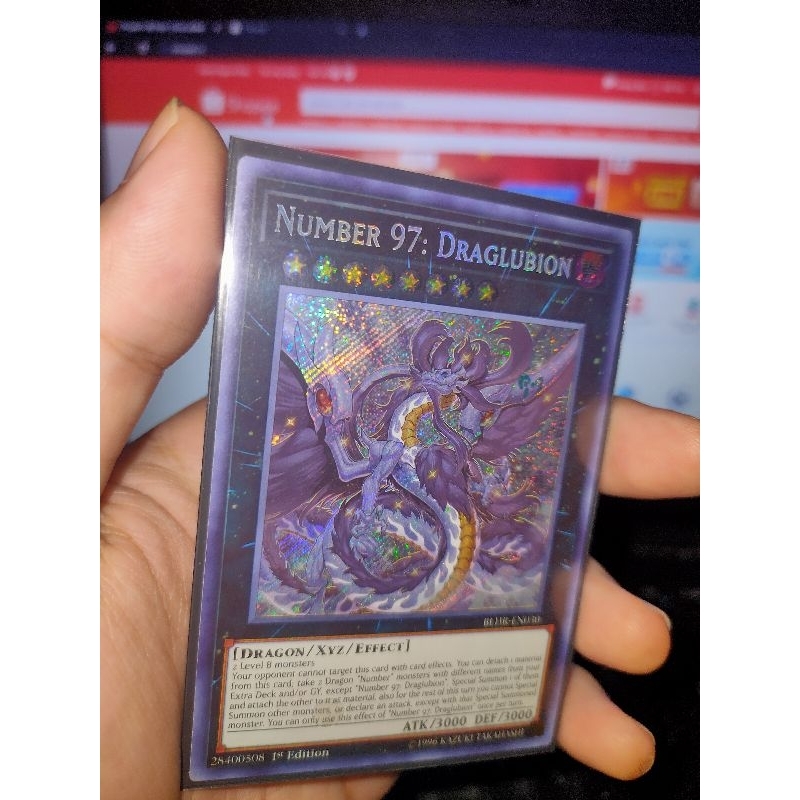 Thẻ bài Yugioh - Number 97: Draglubion BLHR-EN030