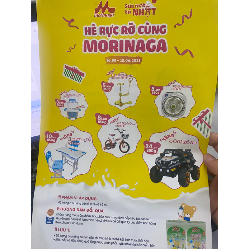 sữa morinaga số 2-850g date t7/24