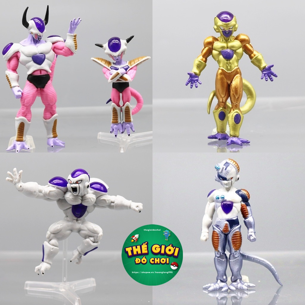 Mô hình HG Majin Buu, Frieza trong Dragon Ball, Ma Bư nhiều hình dạng 8-11cm, chi tiết sắc nét