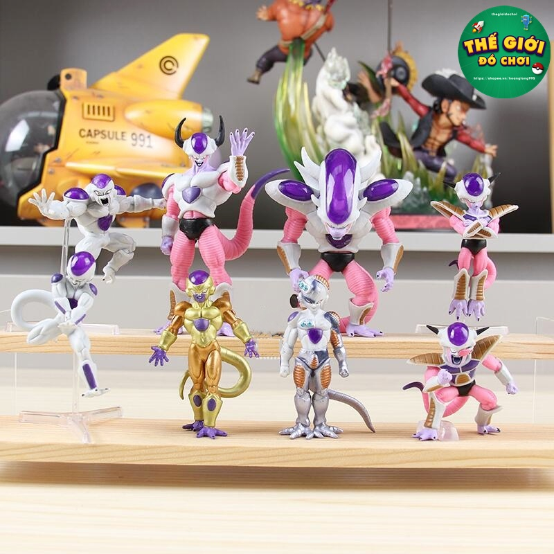 Mô hình HG Majin Buu, Frieza trong Dragon Ball, Ma Bư nhiều hình dạng 8-11cm, chi tiết sắc nét