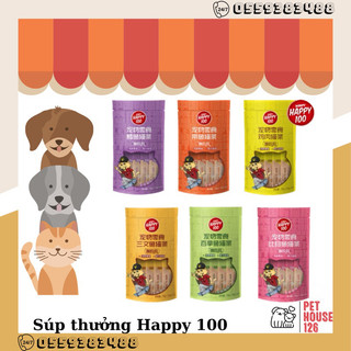 Súp thưởng cho mèo Wanpy Happy 100 gói 5 thanh