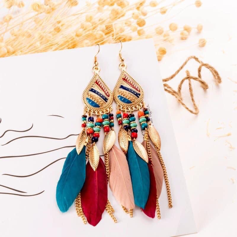 Bông Tai /Khuyên Tai Thời Trang Phong Cách Bohemian Du Lịch