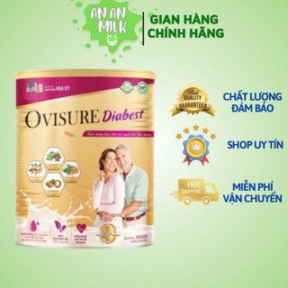 Sữa hạt tiểu đường ovisure diabest chính hãng - hộp 650g