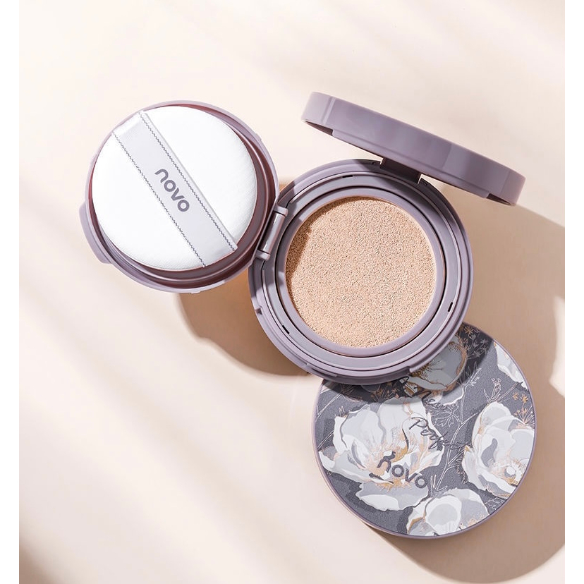 NOVO Cushion dưỡng ẩm, che phủ tốt, không thấm nước và mồ hôi