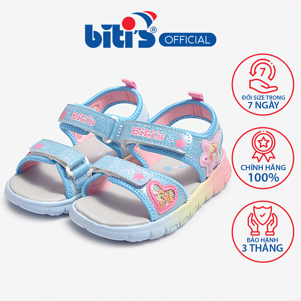 Sandal Bé Gái BEG001000XDG (Xanh Dương)