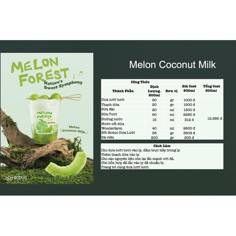 Mứt dưa lưới Boduo hộp 1kg3