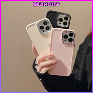 Ốp lưng iPhone Silicon Chống Sốc Viền Camera Kim Loại Nhiều màu iPhone 11 12 13 14 15 Pro Max