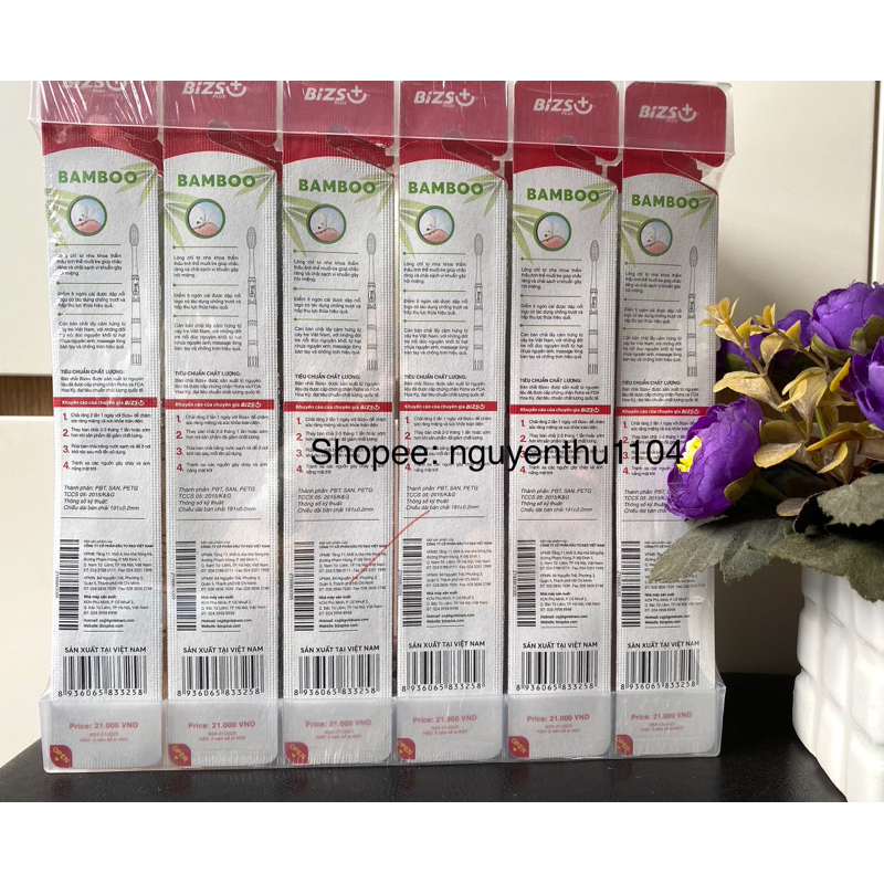 Aristino- BÀN CHẢI ĐÁNH RĂNG BIZS+ BAMBOO