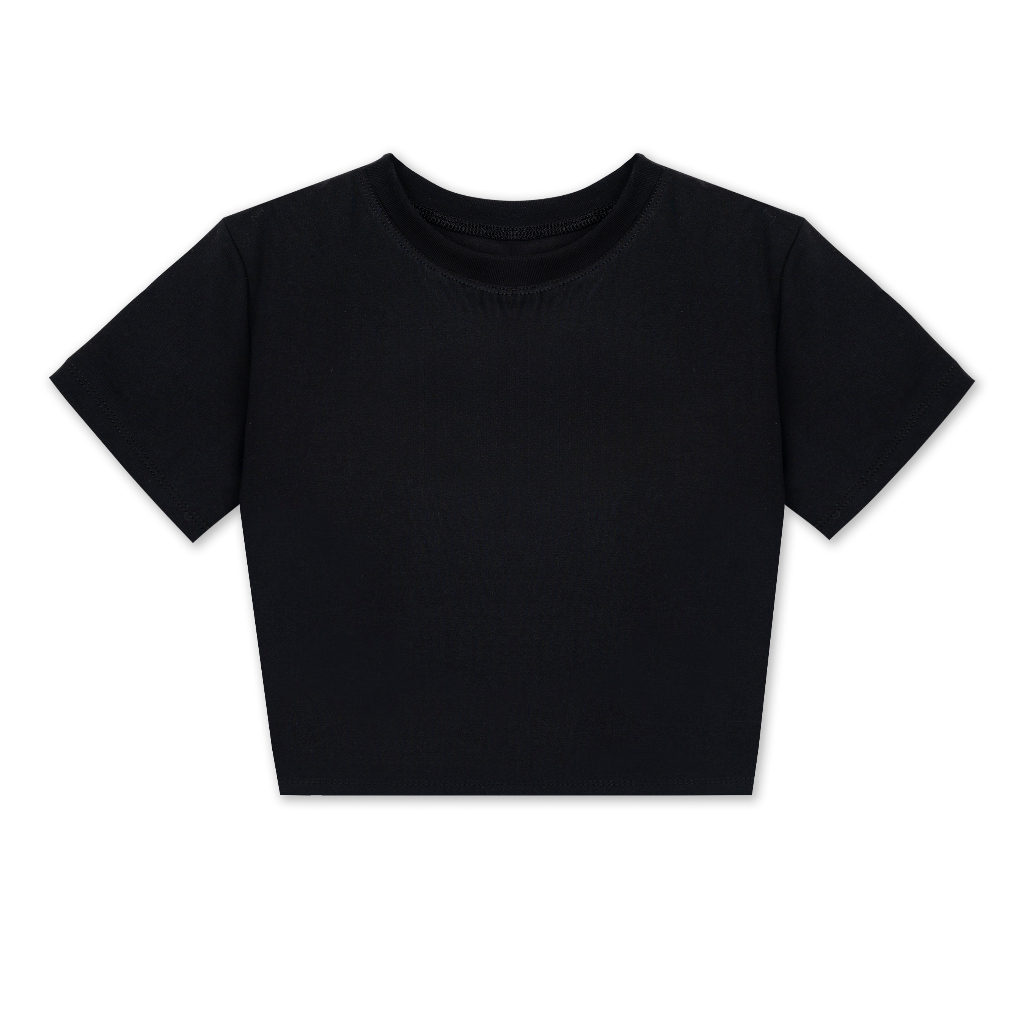 Áo Croptop cho nữ cotton USA co dãn thoải mái, ôm body tôn dáng