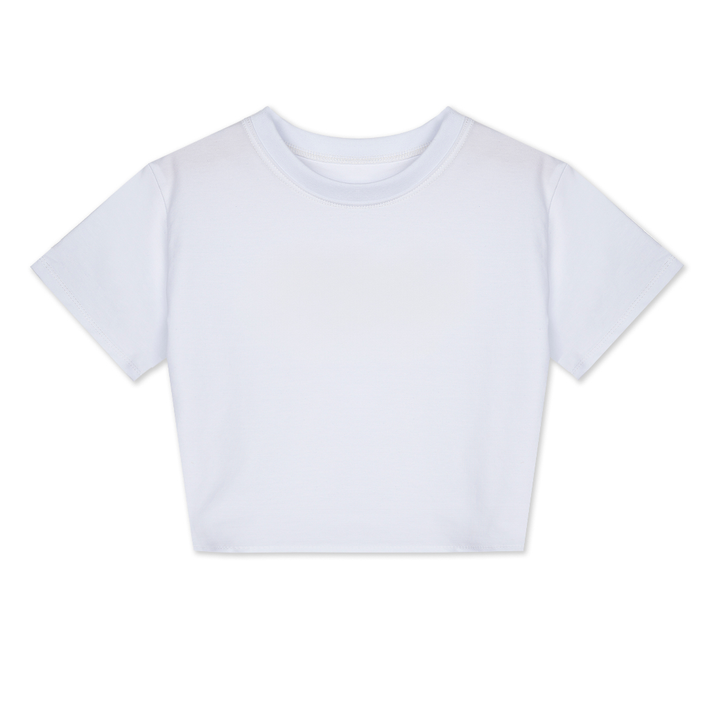 Áo Croptop cho nữ cotton USA co dãn thoải mái, ôm body tôn dáng