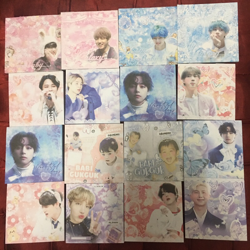 BOX MIX NOTE GIẤY GHI CHÚ BTS