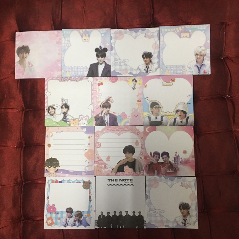 BOX MIX NOTE GIẤY GHI CHÚ BTS