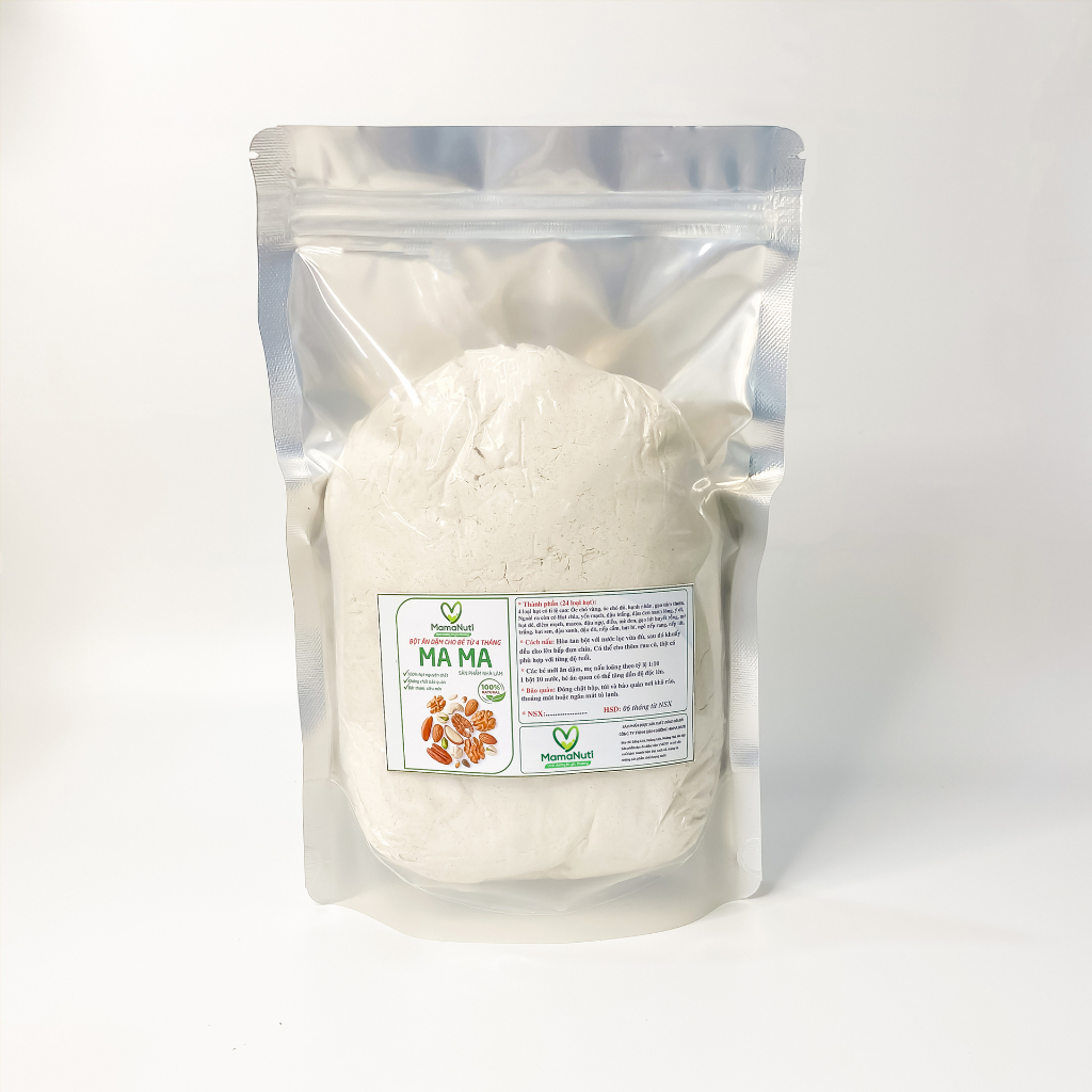 Bột Ăn Dặm Cho Bé Mama 24 Loại Hạt Sánh Mịn Thơm Ngậy Bột Dinh Dưỡng Cao Cấp Cho Bé Biếng Ăn Đầy Đủ Chất