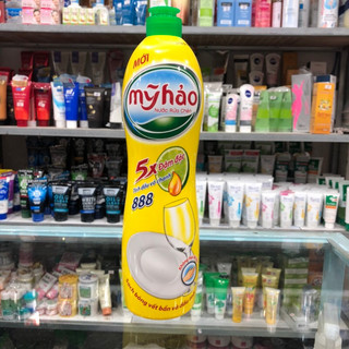 Nước rửa chén Mỹ Hảo 5X đậm đặc tinh dầu vỏ chanh