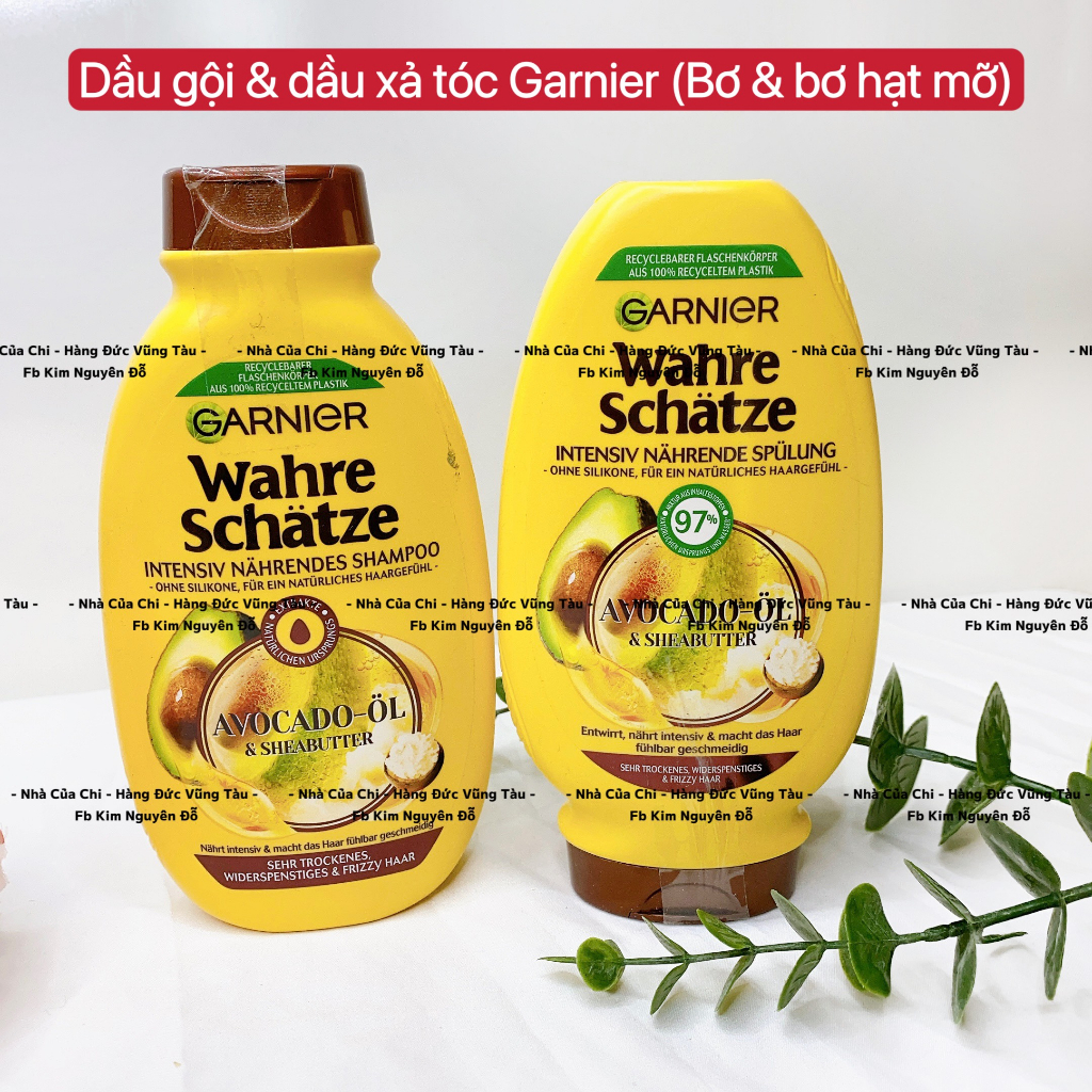 Dầu gội- xả Garnier siêu thơm - hàng Đức