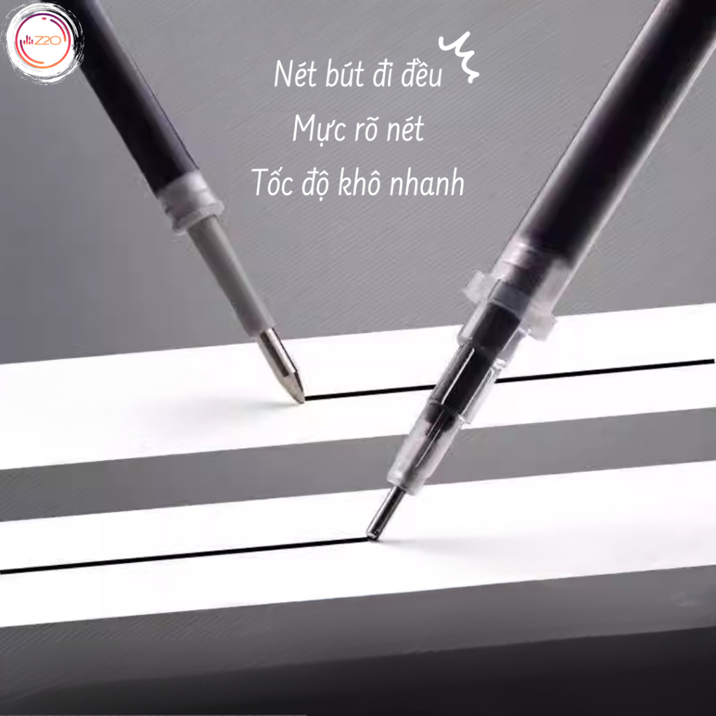Combo 20 ruột bút, ngòi bút bi nước thay thế bút chữ A tiện dụng - Z2O Shop