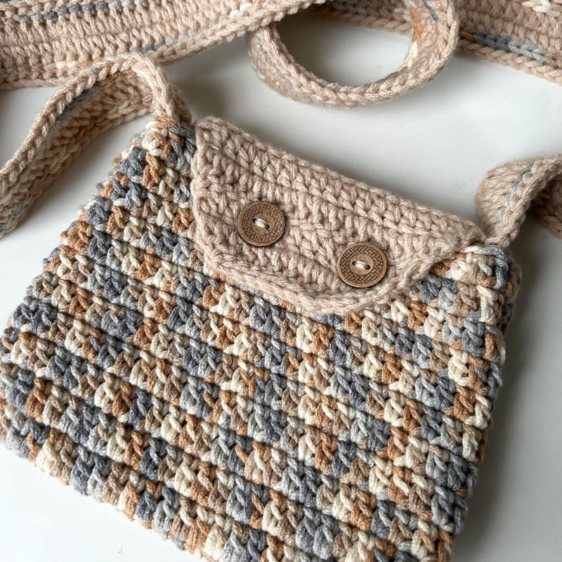 TÚI LEN ĐEO CHÉO HANDMADE VINTAGE