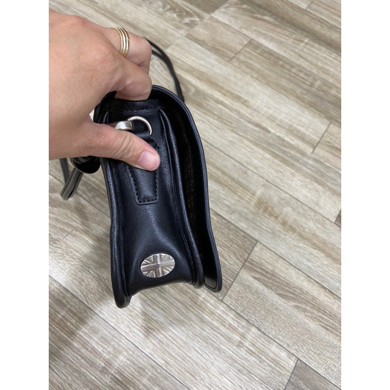 Túi si da thật dáng Coach