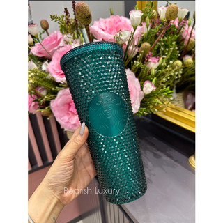 Ly studded Gitter Green starbucks china