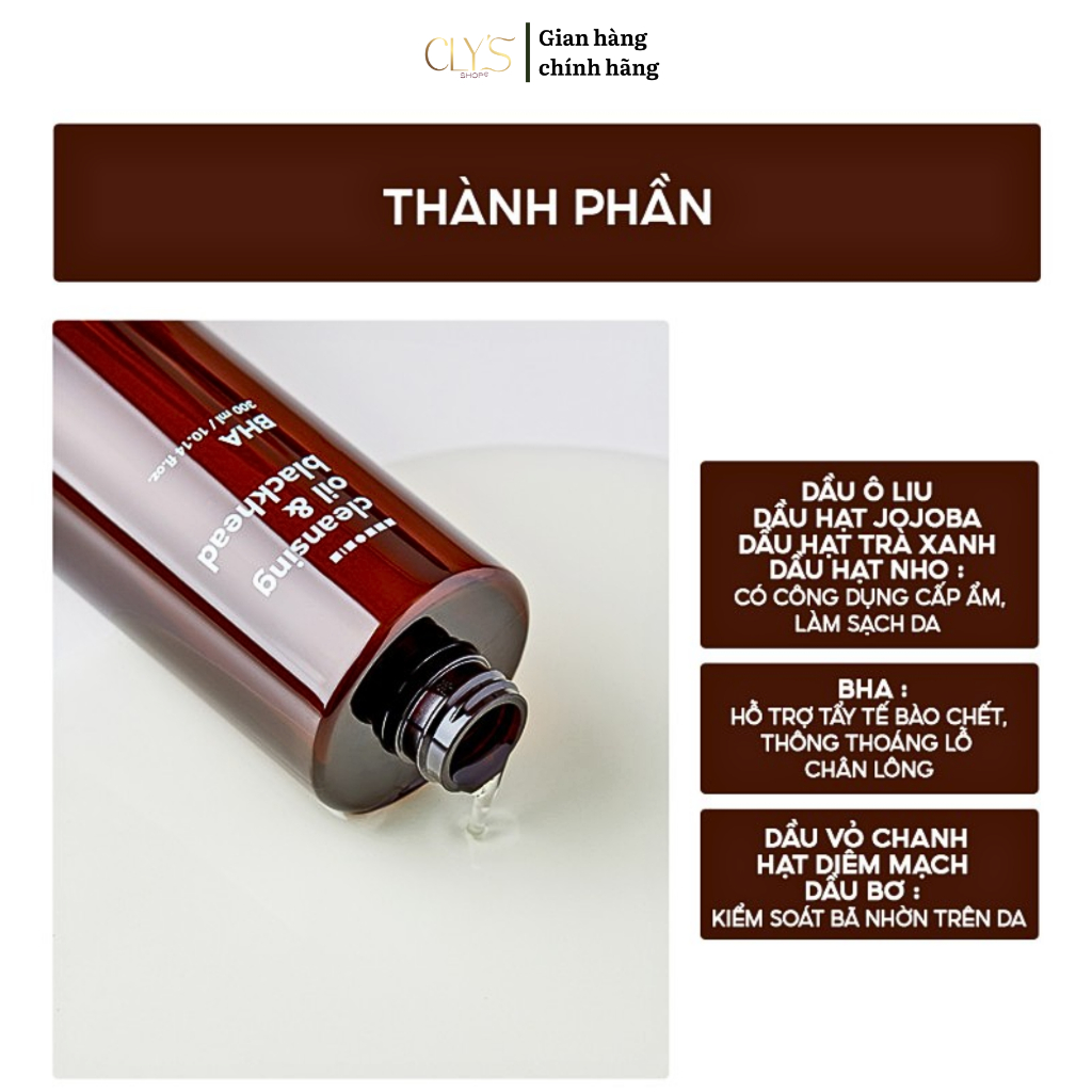 Dầu Tẩy Trang  Hanskin Tẩy Tế Bào Chết Dành Cho Da Dầu Cleasing Oil BHA Hàn Quốc - 300ml