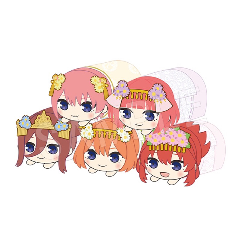 Gấu bông mochi Nhà có 5 Nàng Dâu Go Tobun no Hanayome