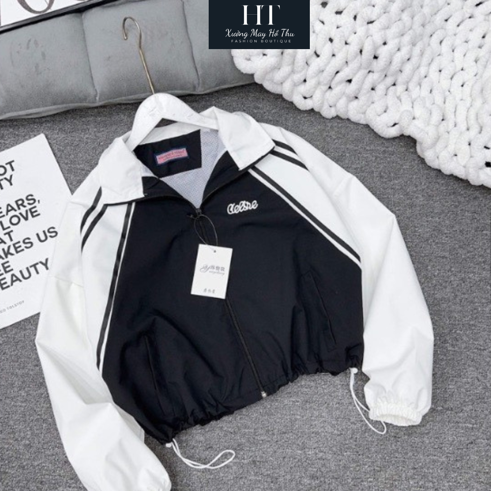 Áo Khoắc Nữ Chất Kami. Thiết Kế Croptop ,Áo Khoắc Phong Cách Thời Trang Cho Nữ