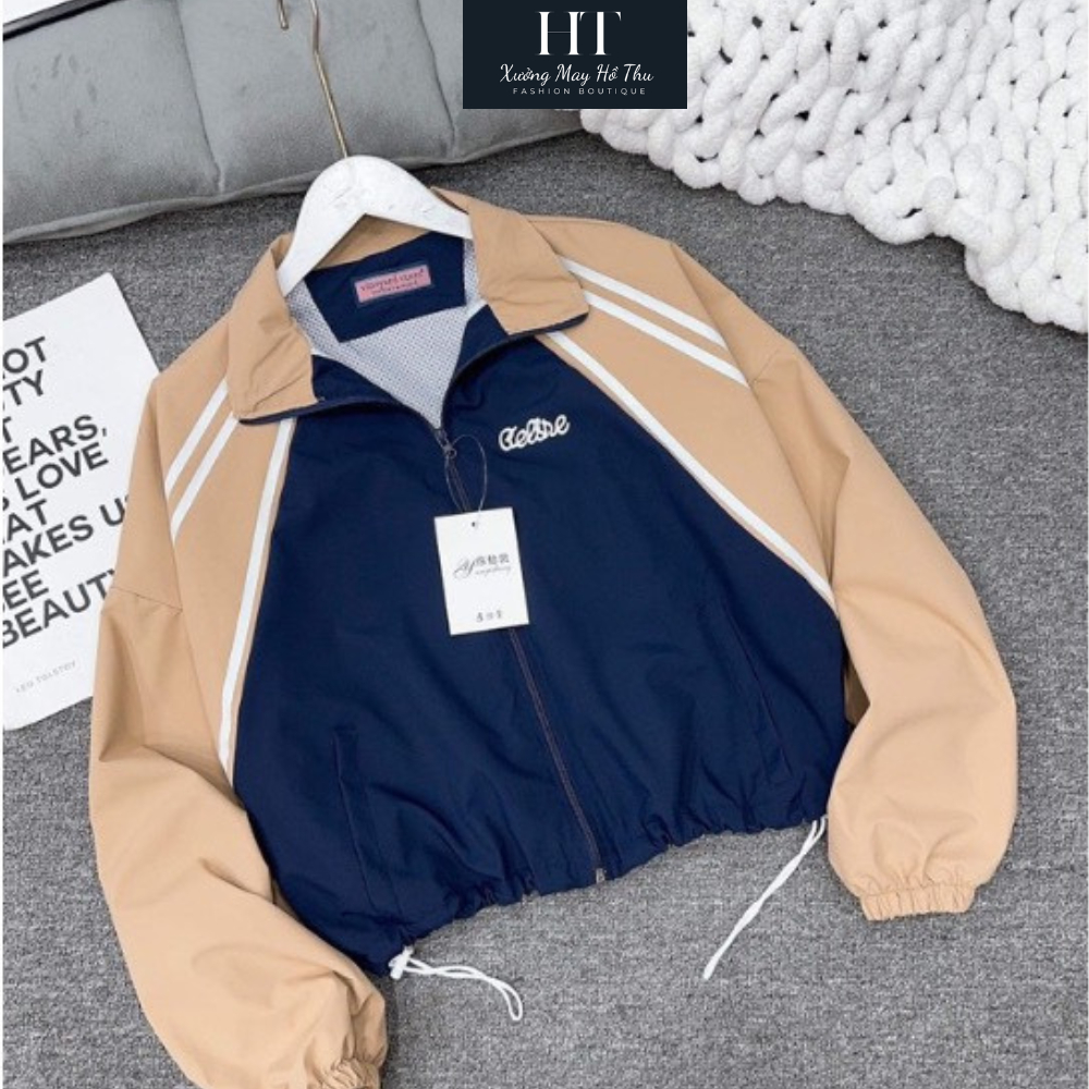 Áo Khoắc Nữ Chất Kami. Thiết Kế Croptop ,Áo Khoắc Phong Cách Thời Trang Cho Nữ