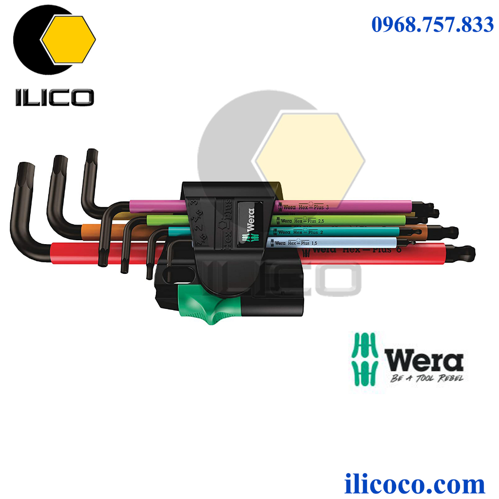 Bộ 7 Lục Giác Chữ L Hệ Mét Nhiều Màu 05022534001 - ILICO