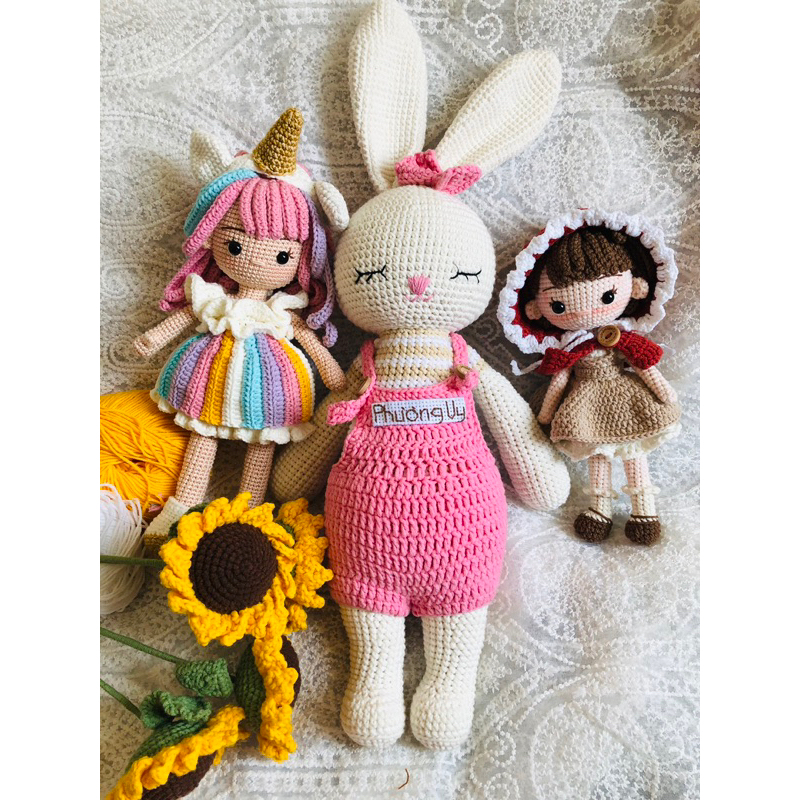 Búp bê len HandMade Sofia Unicorn 🦄🍀🦄