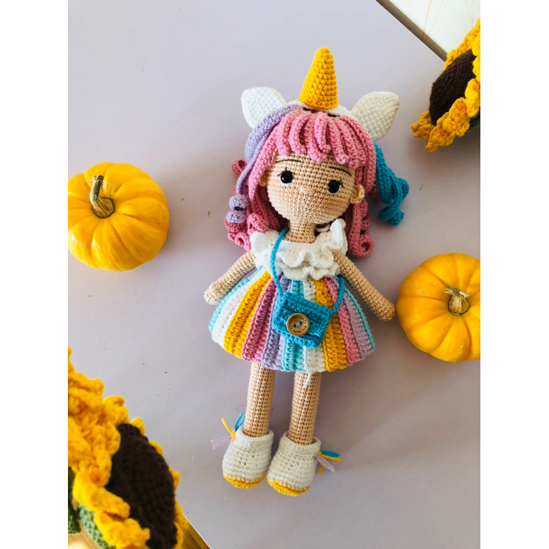 Búp bê len HandMade Sofia Unicorn 🦄🍀🦄