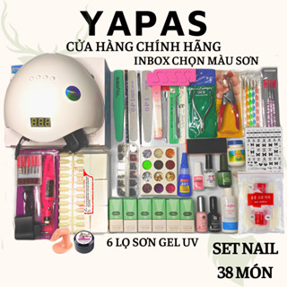 Set làm nail cơ bản mix bộ dụng cụ làm móng tại nhà, Combo nail chuyên nghiệp đầy đủ chính hãng