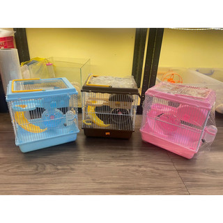 Lồng hamster nắp mika trong suốt .27x 21 x 27cm ( dài x rộng x cao )