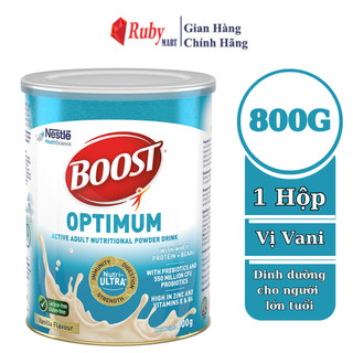 Sữa bột nestle boost optimum lon 800g dinh dưỡng dành cho người trung và cao tuổi