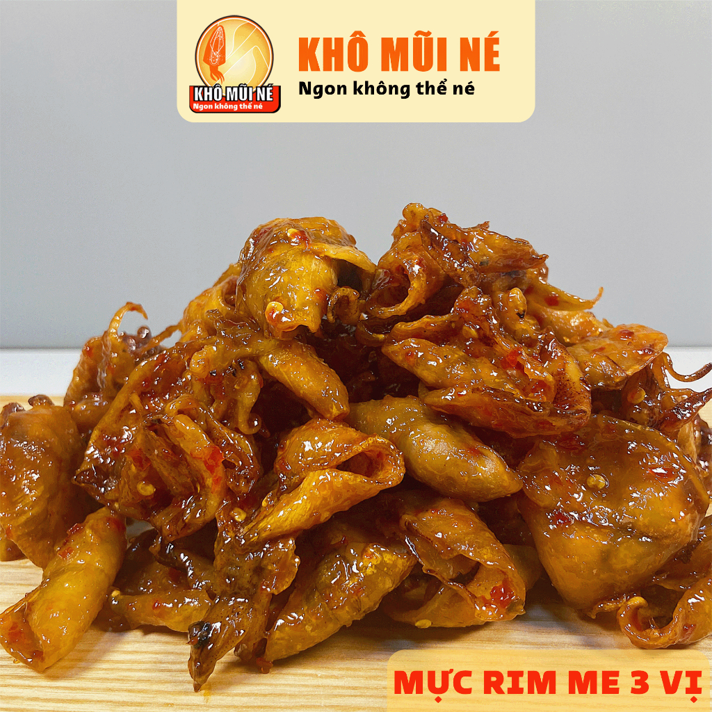 Mua Mực rim me 3 vị ĐẶC SẢN KHÔ MŨI NÉ chua cay ngọt hũ (hộp) 200g 300g ...