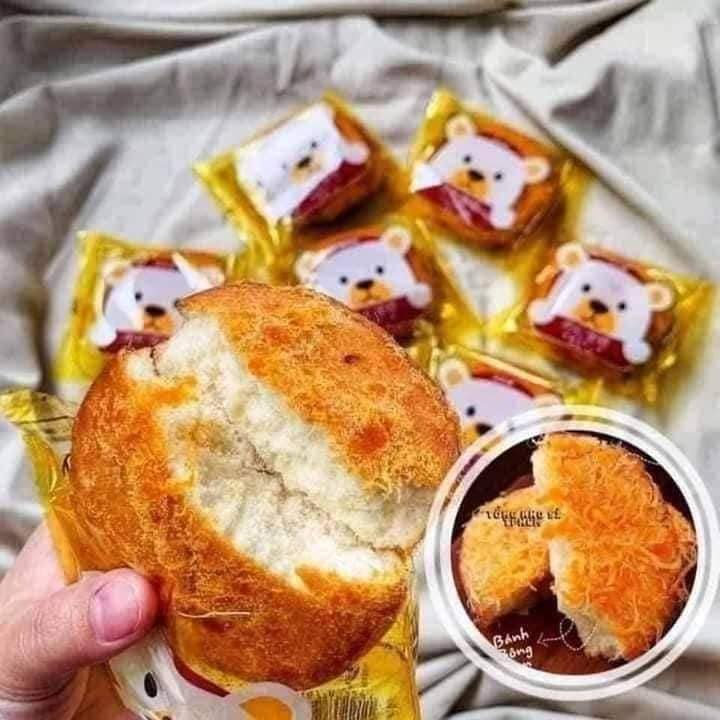 Bánh ruốc gấu Đài Loan 1 cái