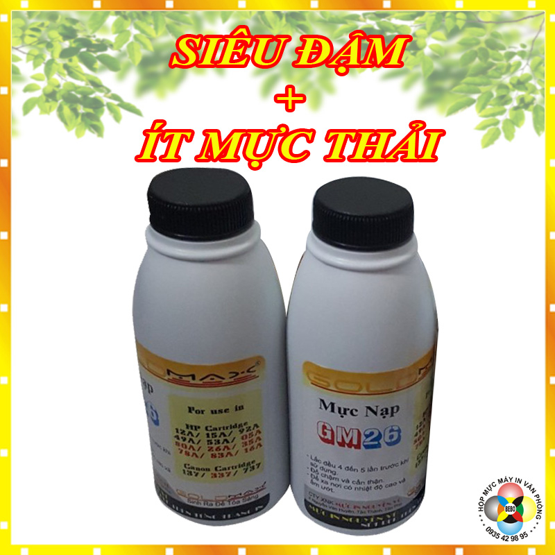 Chai mực bơm Hộp mực máy in Canon lbp 6200d, 6230dn, 6230dw, HP laserjet p1566, 1536dnf