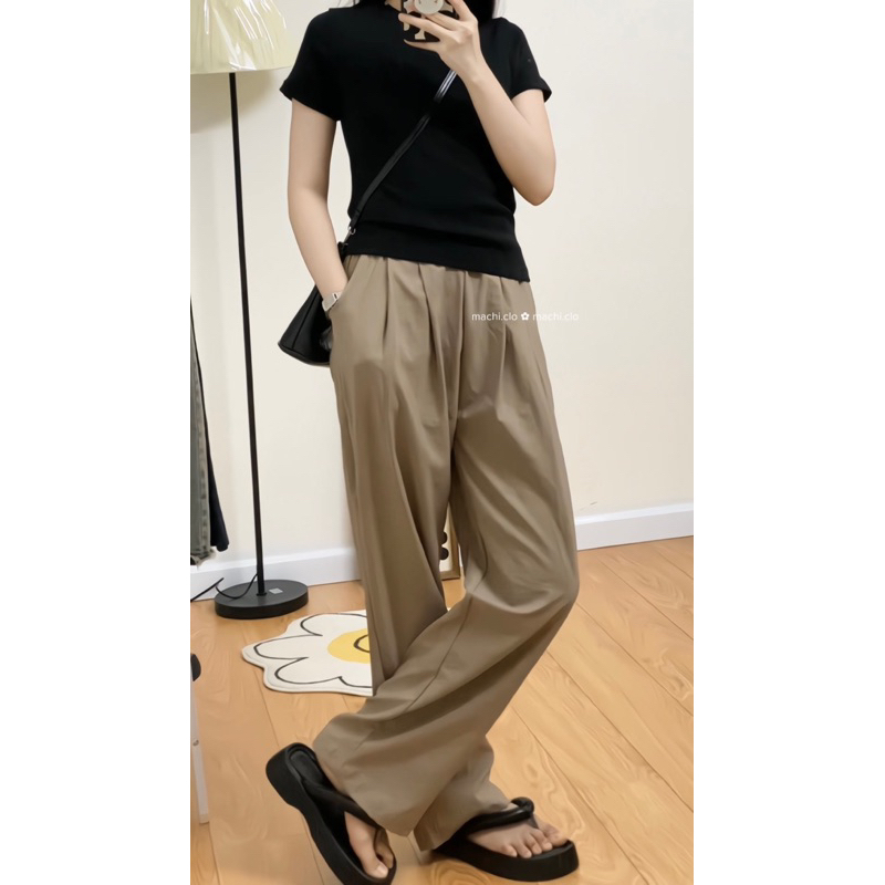Mimi pants | Quần suông đũi mềm 𝐌𝐚𝐜𝐡𝐢.𝐜𝐥𝐨