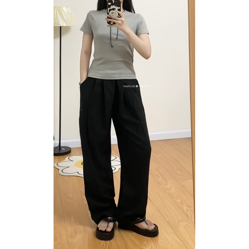 Mimi pants | Quần suông đũi mềm 𝐌𝐚𝐜𝐡𝐢.𝐜𝐥𝐨