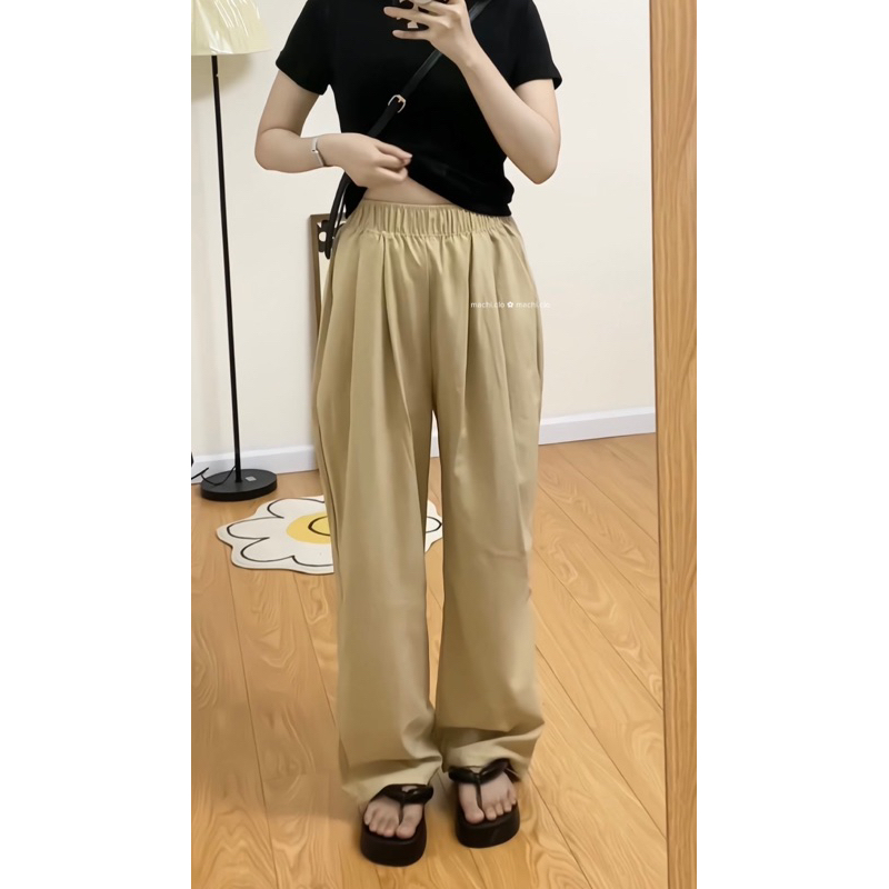 Mimi pants | Quần suông đũi mềm 𝐌𝐚𝐜𝐡𝐢.𝐜𝐥𝐨