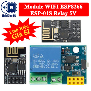 Mô đun rơ le wifi esp8266 esp-01s 5v