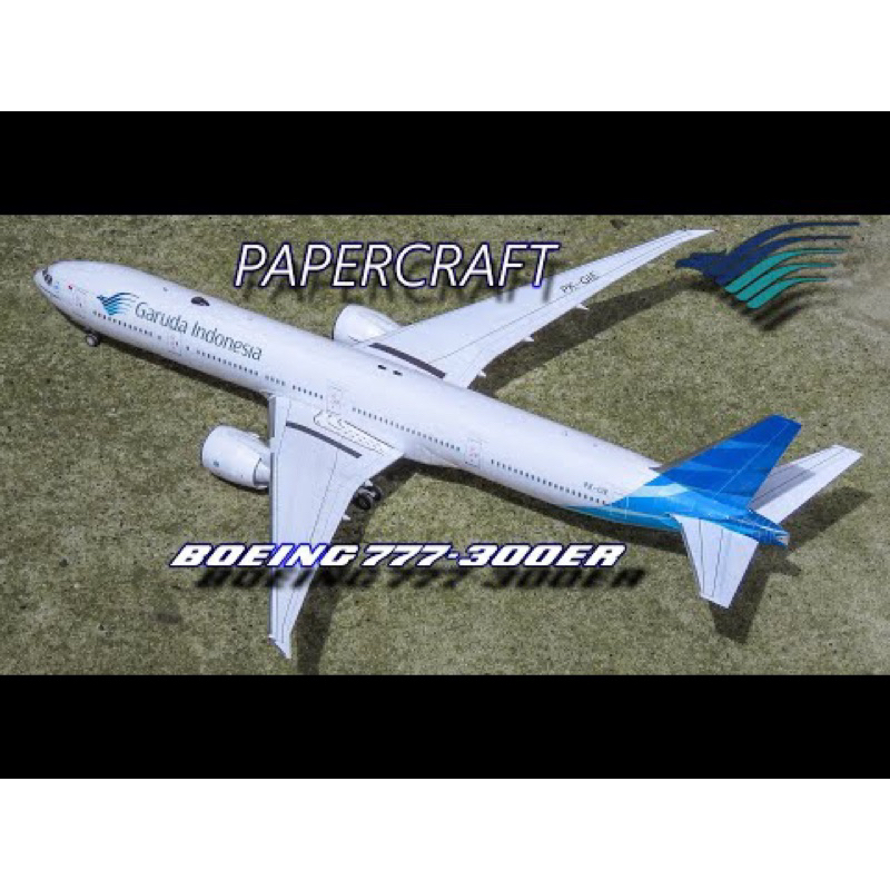 Mô hình máy bay garuda indonesia Boeing 777-300 er