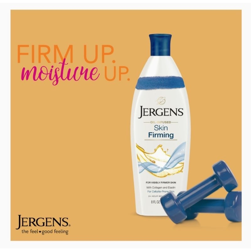 Dưỡng thể trắng da JERGENS Skin Firming - Collagen & Elastin ( 296ml ) - Jergens Mỹ.