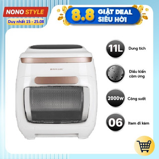 Lò nướng chân không điện tử 6 món BIYI AF602A (11 L) - NONOSTYLE - BH 12 tháng