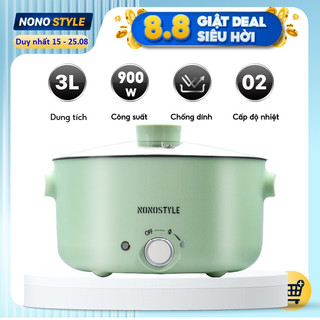 Nồi điện đa năng NONOSTYLE (3L) - Bảo hành 12 tháng