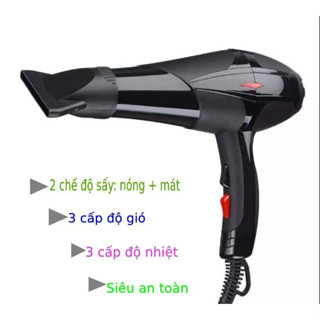 Hình ảnh Máy sấy tóc công suất 3500w làm tóc nhanh khô có 2 chế độ nóng lanh kèm ống tạo kiểu -- Hàng Loại 1--QDShop #5