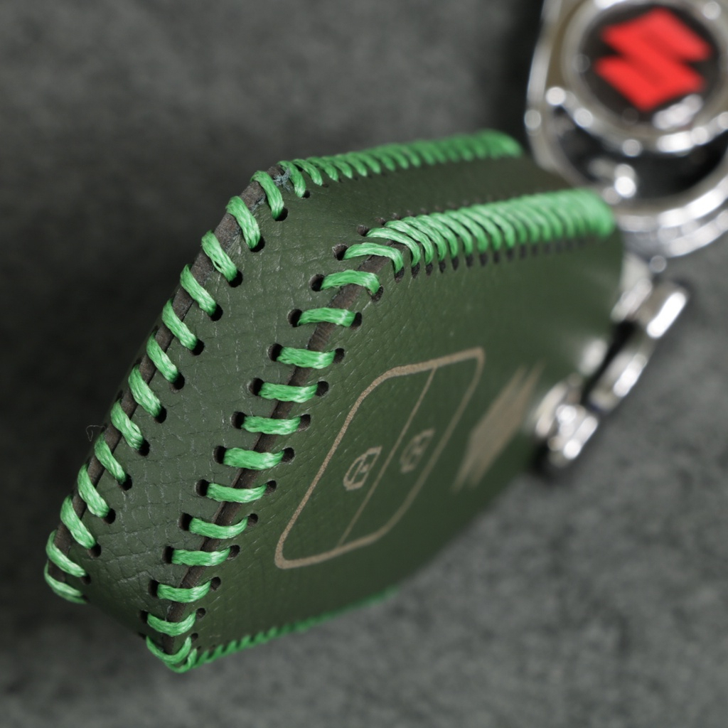 Bao da bọc ốp chìa khoá xe ô tô Suzuki XL7, Ertiga,Sweet da thật