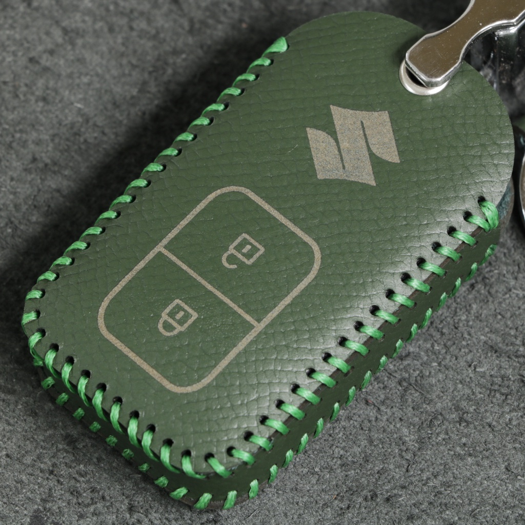 Bao da bọc ốp chìa khoá xe ô tô Suzuki XL7, Ertiga,Sweet da thật