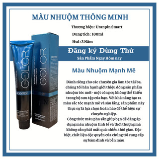 Màu nhuộm tóc URANPIN Smartcolor Maia collagen 100ml cho salon
